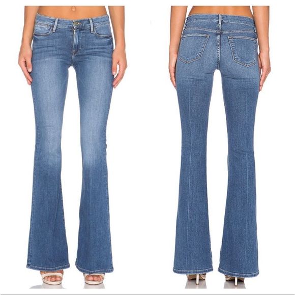 Frame Denim Denim - Frame Denim Le High Flair In Madison Size 30